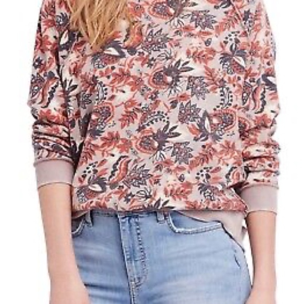 NWOT Free People Go On Get Sweater